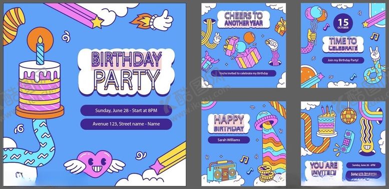 编号：49054606291807366865【酷图网】源文件下载-生日派对