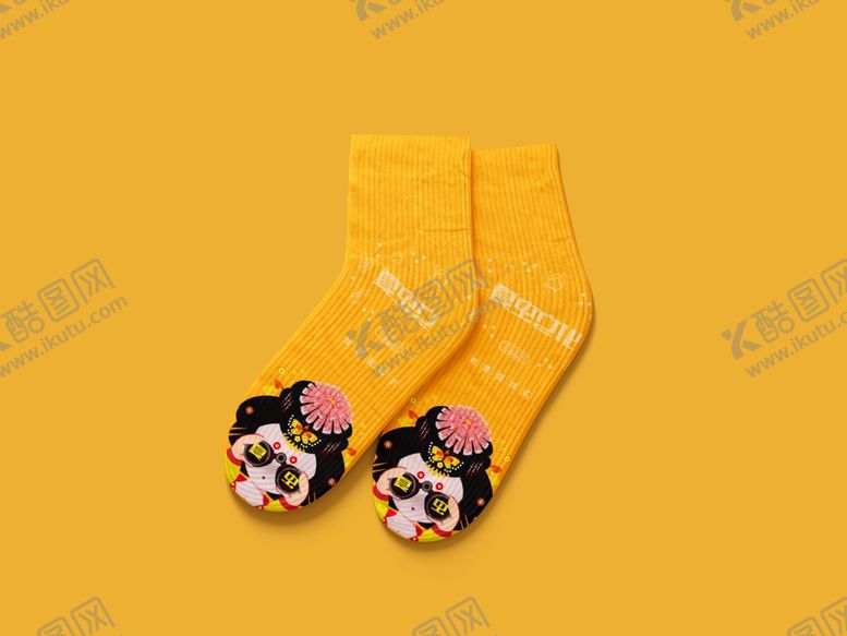 编号：96091709161046054194【酷图网】源文件下载-袜子样机