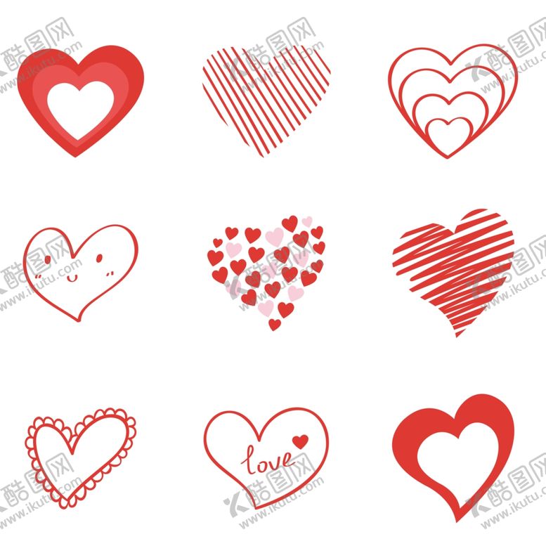 编号：12806011011803325574【酷图网】源文件下载-心形