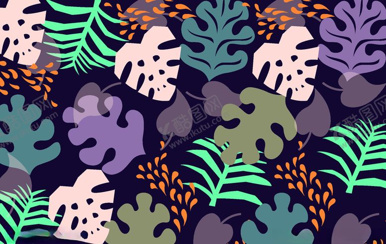 编号：17441109171303422104【酷图网】源文件下载-叶子背景