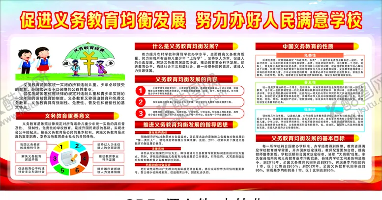 编号：86793209281505087104【酷图网】源文件下载-义务教育均衡发展