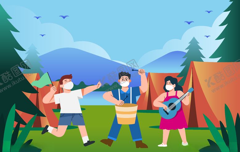 编号：86926709191249503007【酷图网】源文件下载-露营