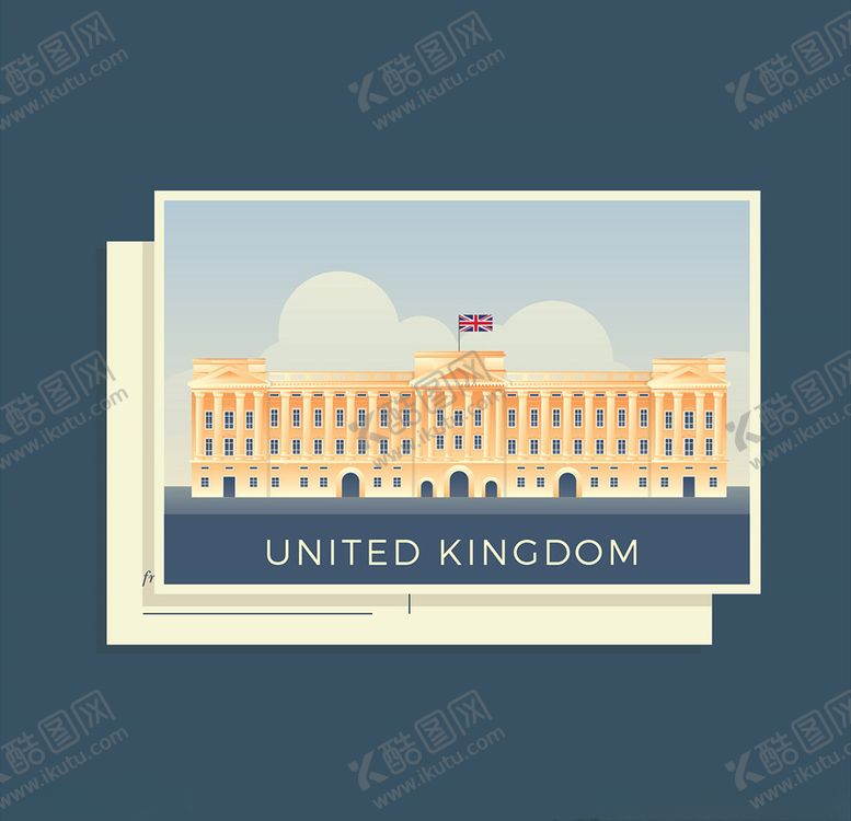 编号：55591310041051171544【酷图网】源文件下载-旅游地标邮票