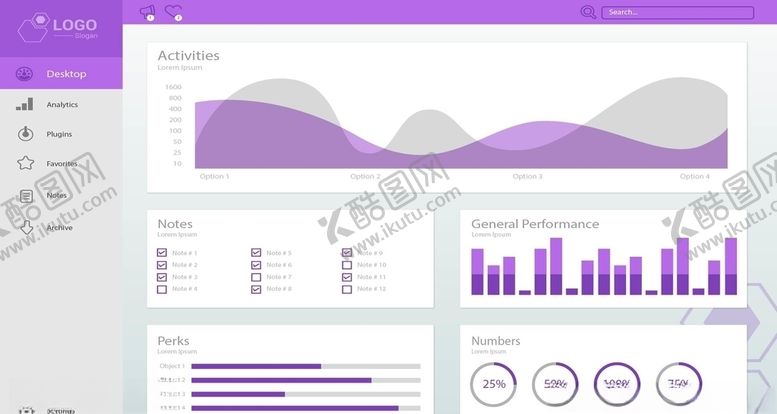 编号：11065209241020454906【酷图网】源文件下载-后台系统界面