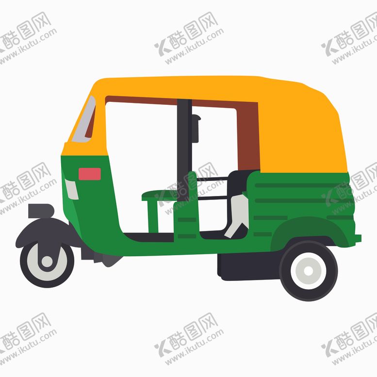 编号：11478205120102073445【酷图网】源文件下载-卡通三轮车