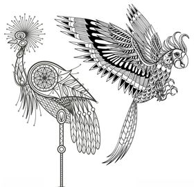 白描图案