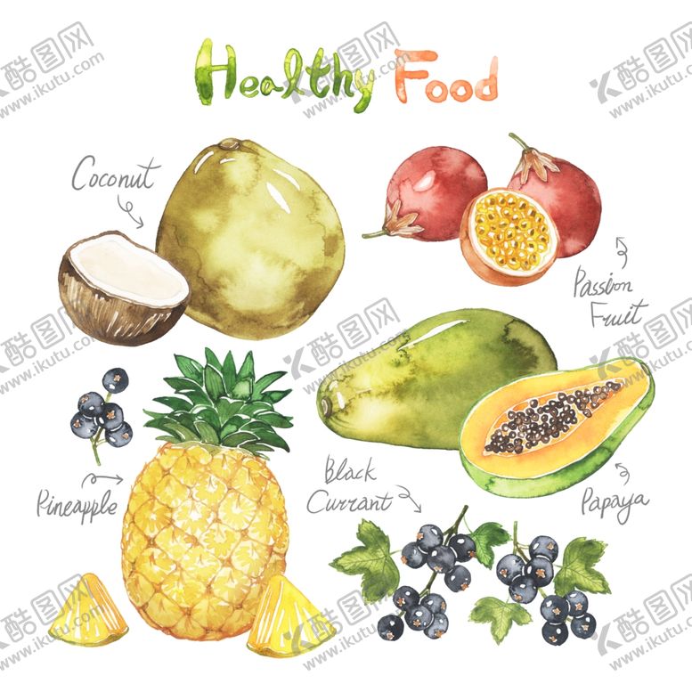 编号：40149309171533322423【酷图网】源文件下载-手绘蔬菜水果海报图片