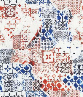 几何图案拼接抽象艺术图