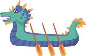 龙舟习俗水上娱乐船竞赛