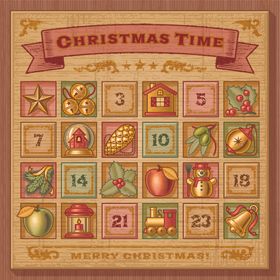 复古背景抽奖券卡通设计素材