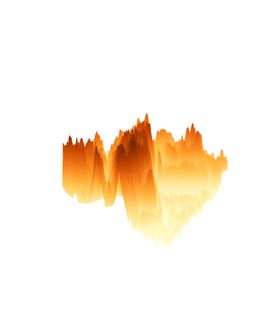 抽象山峰梦幻迷雾泼墨烟雾缭绕