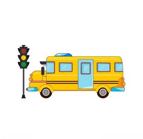 卡通公交车