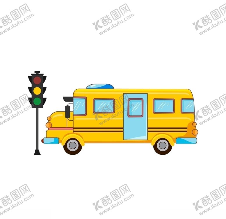 编号：13923707030754557039【酷图网】源文件下载-卡通公交车