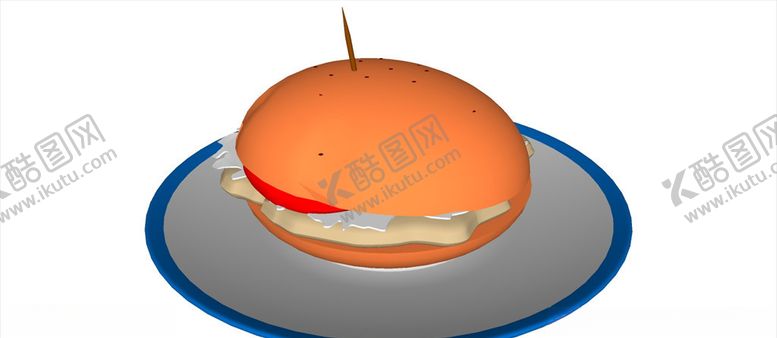 编号：11381210192214201735【酷图网】源文件下载-汉堡包模型