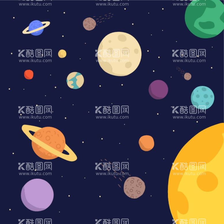 编号：53592411300307503822【酷图网】源文件下载-星球背景 