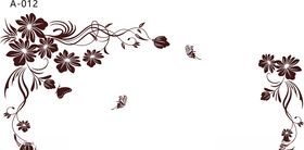 对角花矢量图片素材