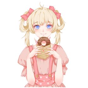 人物少女卡通清新素材