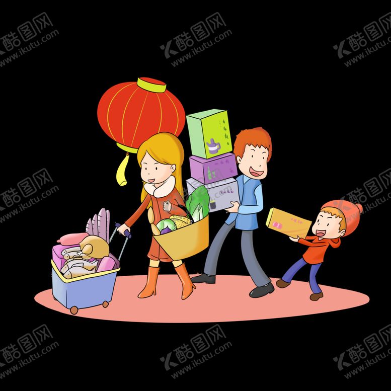编号：20292410191828033997【酷图网】源文件下载-新年卡通画