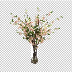 免抠图桌花摆件透明底花艺