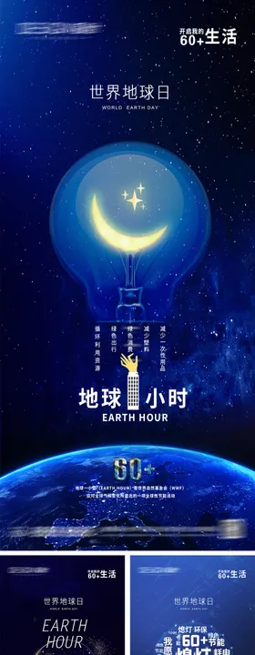 世界地球日海报