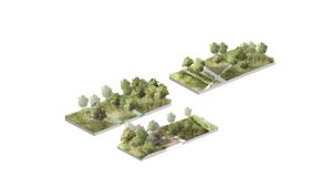 园林景观设计分析图PSD