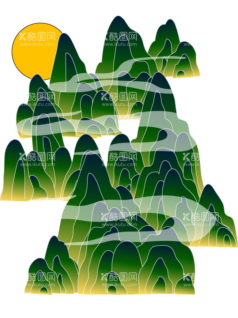 编号：69583412140803359730【酷图网】源文件下载-山矢量图
