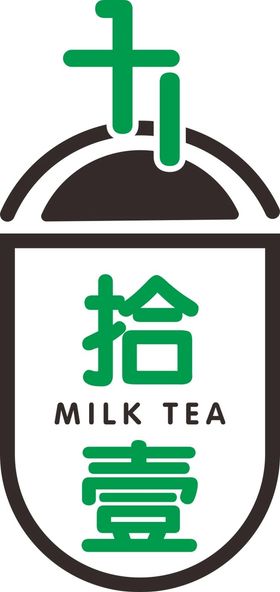 有料道奶茶店logo标志