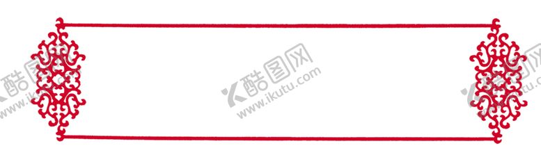编号：75792409141043292828【酷图网】源文件下载-中国风红色边框线条手抄报元素