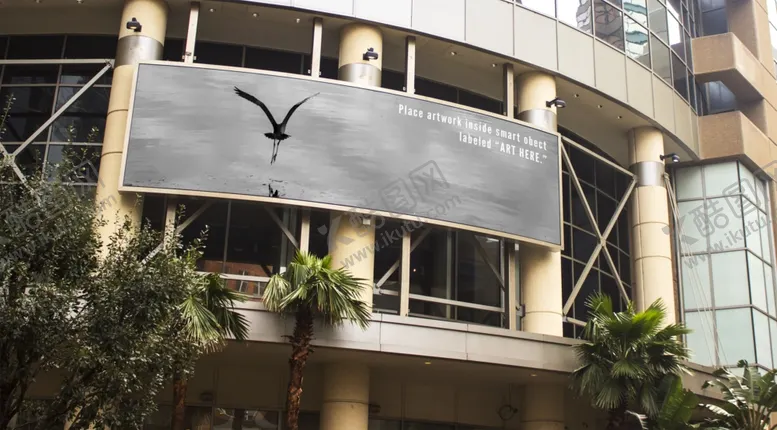 编号：63035709130404357605【酷图网】源文件下载-户外大屏广告展示样机