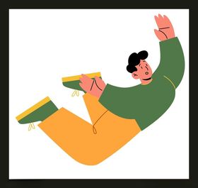 手绘男人男孩卡通动画卡通动画