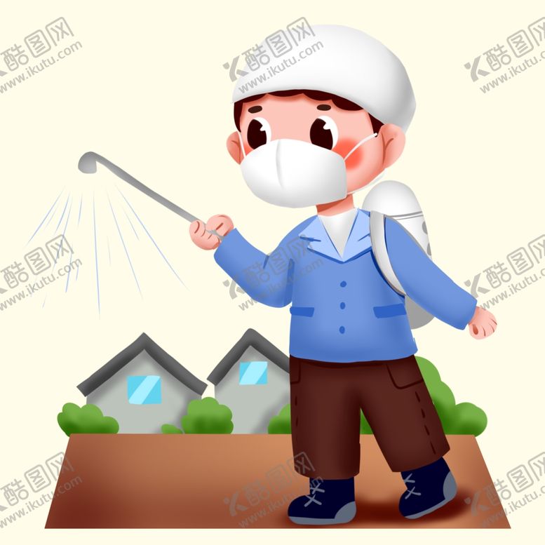 编号：81851203300802175180【酷图网】源文件下载-喷洒消毒