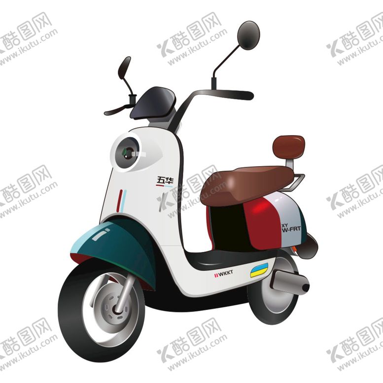编号：89541309112201567049【酷图网】源文件下载-电动车矢量插画