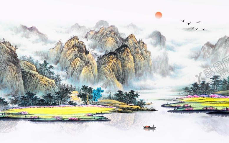 编号：81184207050148246349【酷图网】源文件下载-山水画