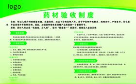 药材验收制度