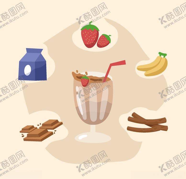 编号：62605710172038082801【酷图网】源文件下载-矢量厨房蔬菜食品素材