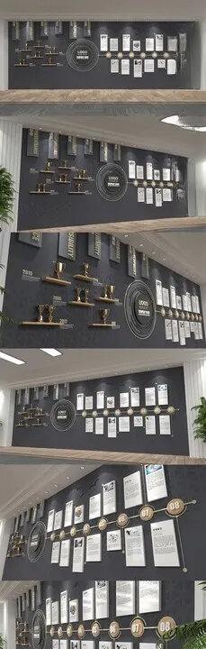 企业文化公司墙背景墙公司标语