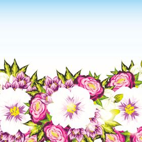 手绘花
