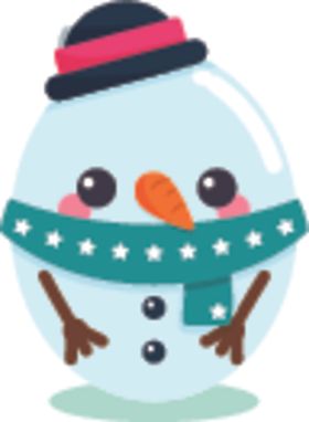 卡通雪人小熊头饰圣诞果