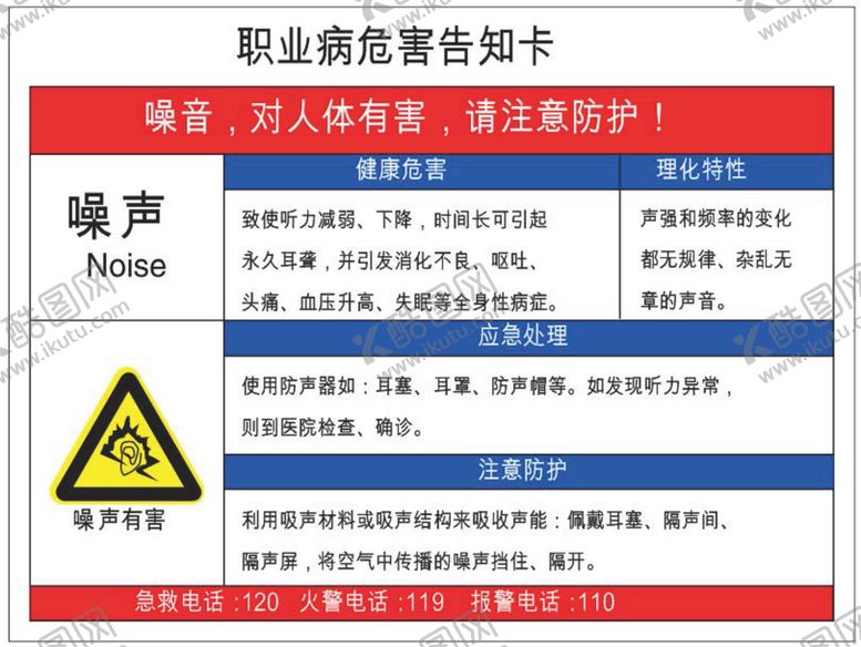 编号：93395911281208444099【酷图网】源文件下载-噪声危害