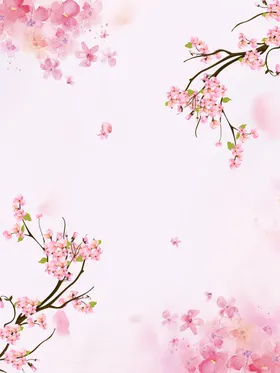 桃花瓣剪影瓣素材玫瑰朵