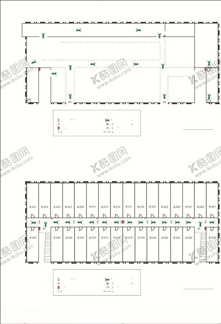 编号：52333910291000041198【酷图网】源文件下载-消防疏散图