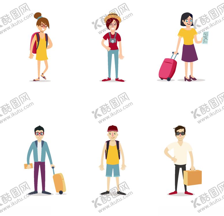 编号：97653105171751547276【酷图网】源文件下载-旅客游客