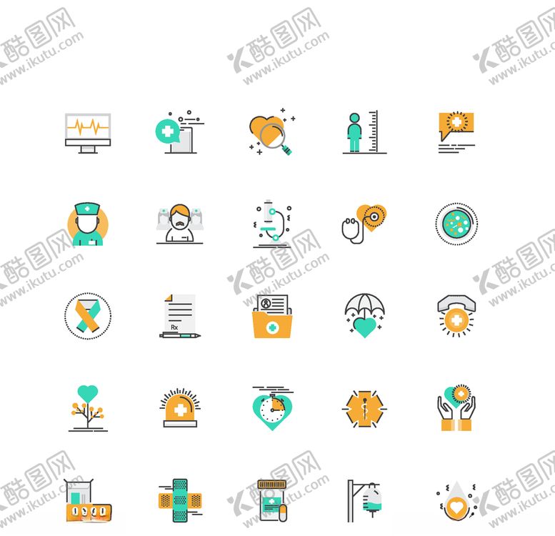 编号：18498605150504096422【酷图网】源文件下载-扁平化图标