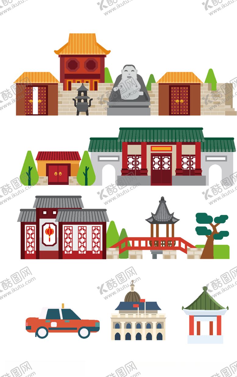 编号：47555109222011255100【酷图网】源文件下载-中式建筑