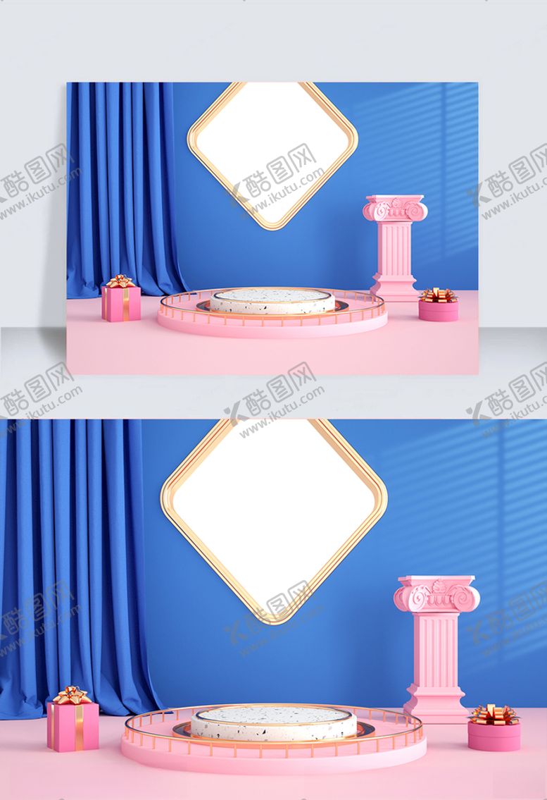 编号：23303505052302024463【酷图网】源文件下载-C4D电商海报banner背景