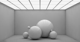 C4D模型摄影棚产品场景布光