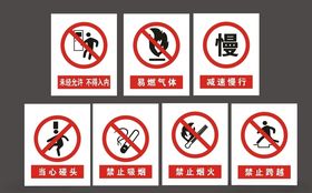 禁止标志标识交通标志标识