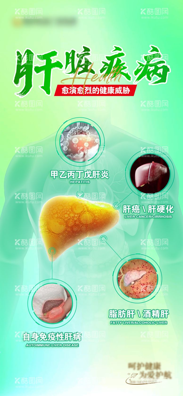 编号：56540011272233582080【酷图网】源文件下载-肝脏健康海报