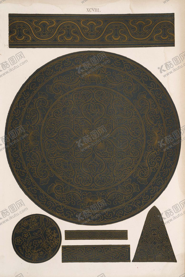 编号：21079907061432458428【酷图网】源文件下载-中国中式古典纹样花纹