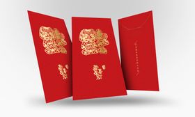 地产红包效果图样机